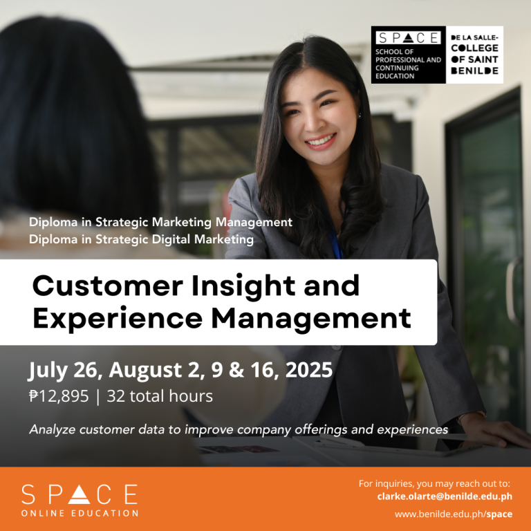Customer Insight & Exp Mgt (Jul 26)