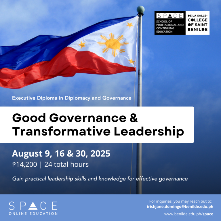 Good Governance (Aug 9)