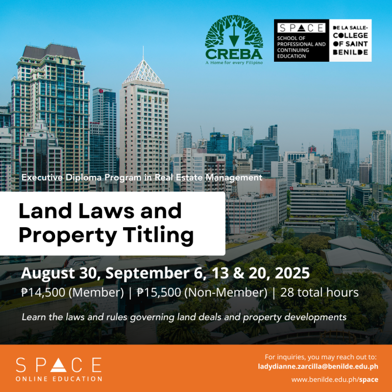 Land Laws and Property Titling (Aug 30)