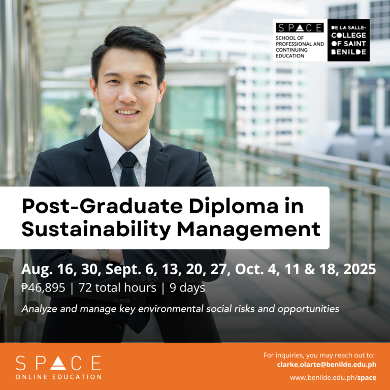 PGDip in Sustainability Mgt (Aug 16)
