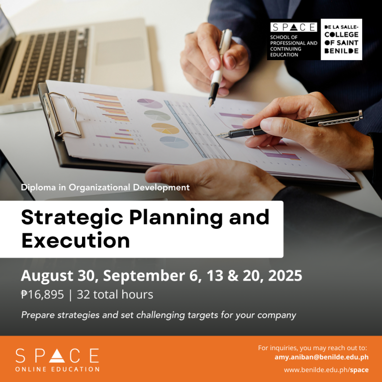 Strategic Planning and Execution (Aug 30)