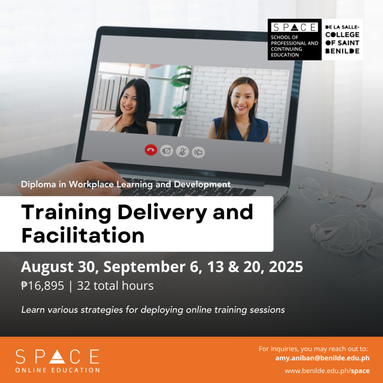 Training Delivery & Facilitation (Aug 30)